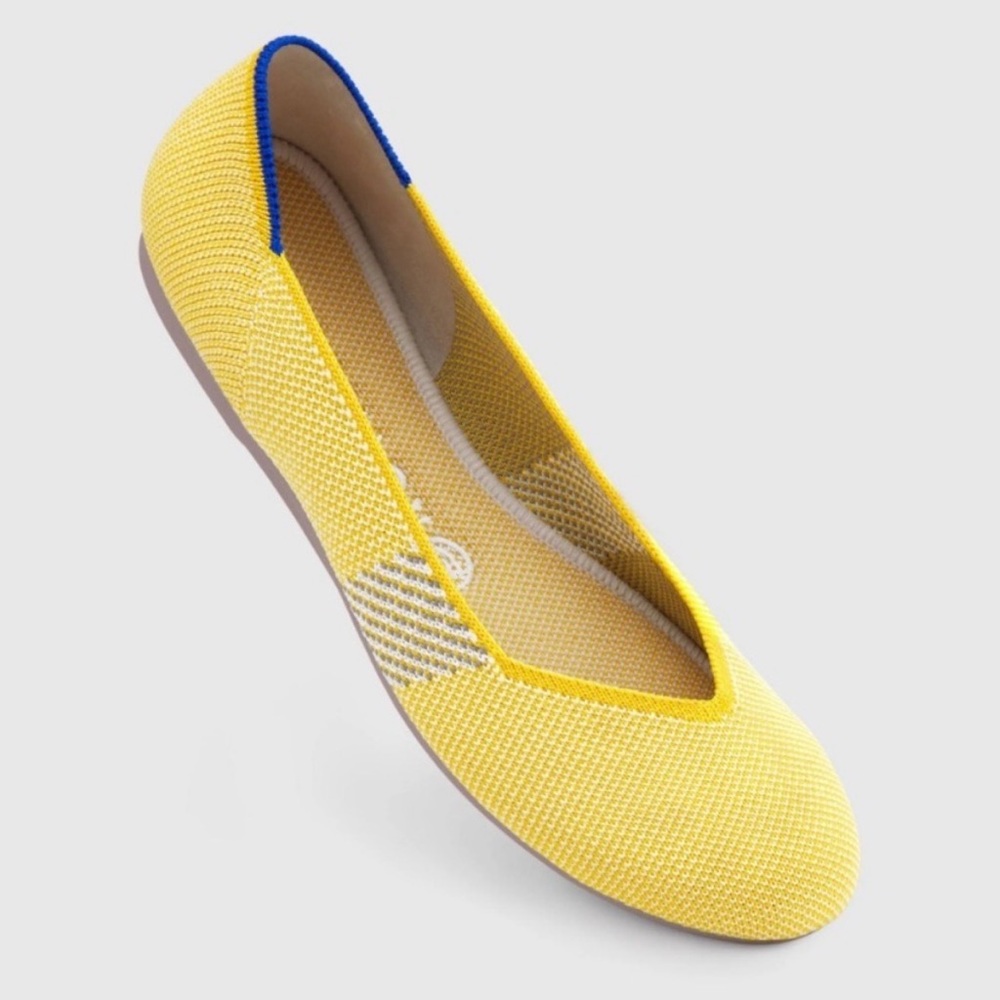 Rothy’s 9 sunshine Women's Ballet Flats soft buttery yellow